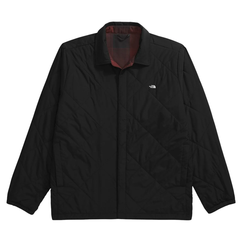 The North Face Afterburner Insulated Flannel in TNF Black/Sumac