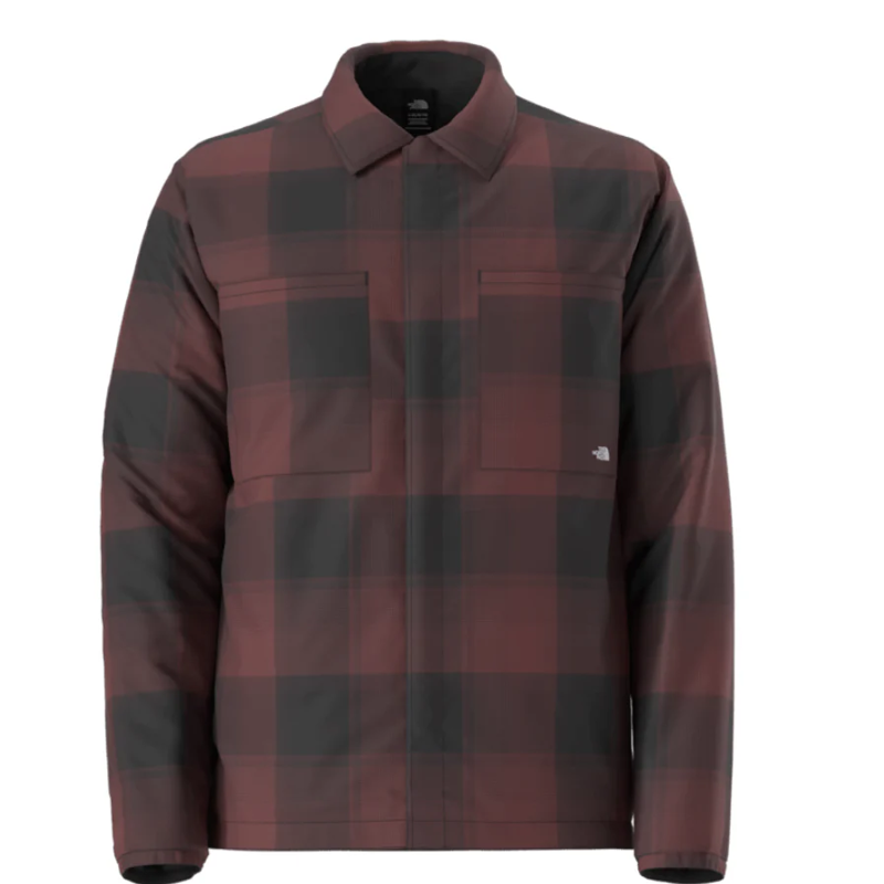 The North Face Afterburner Insulated Flannel in TNF Black/Sumac-1
