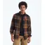 The North Face Arroyo Flannel Shirt Plaid in Small Plaid Burnt Umber