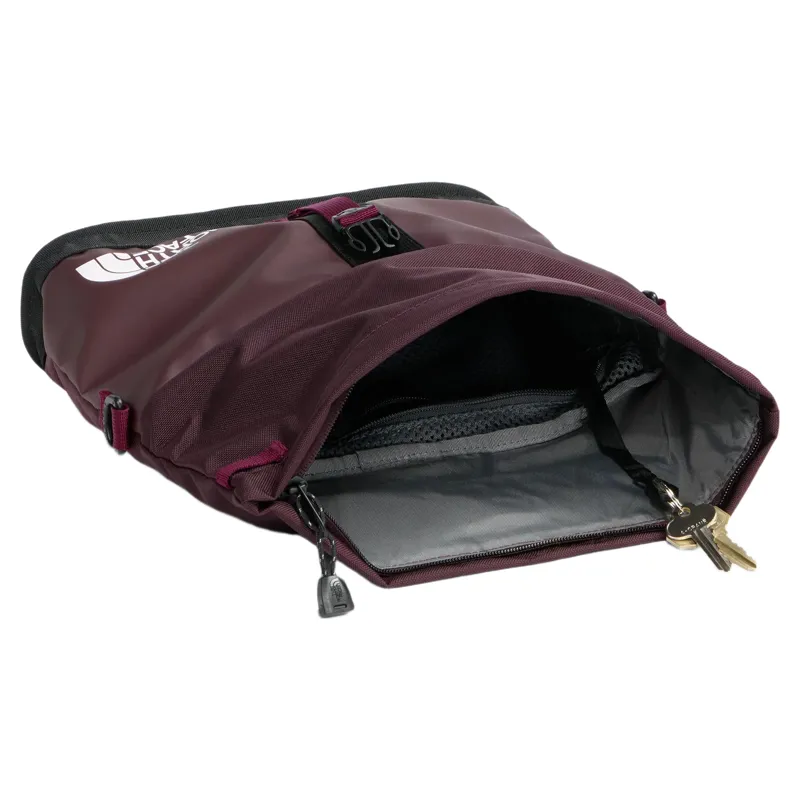 The North Face Base Camp Shoulder Bag in Deep Burgundy/Black/Burgundy-2