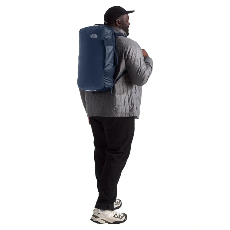 The North Face Base Camp Voyager Duffel 32L in Shady Blue/Summit Navy-3