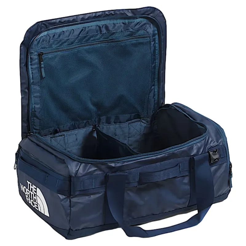 The North Face Base Camp Voyager Duffel 42L in Shady Blue/Summit Navy-1