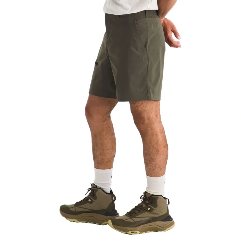The North Face Basin Short 7 inch in New Taupe Green-3