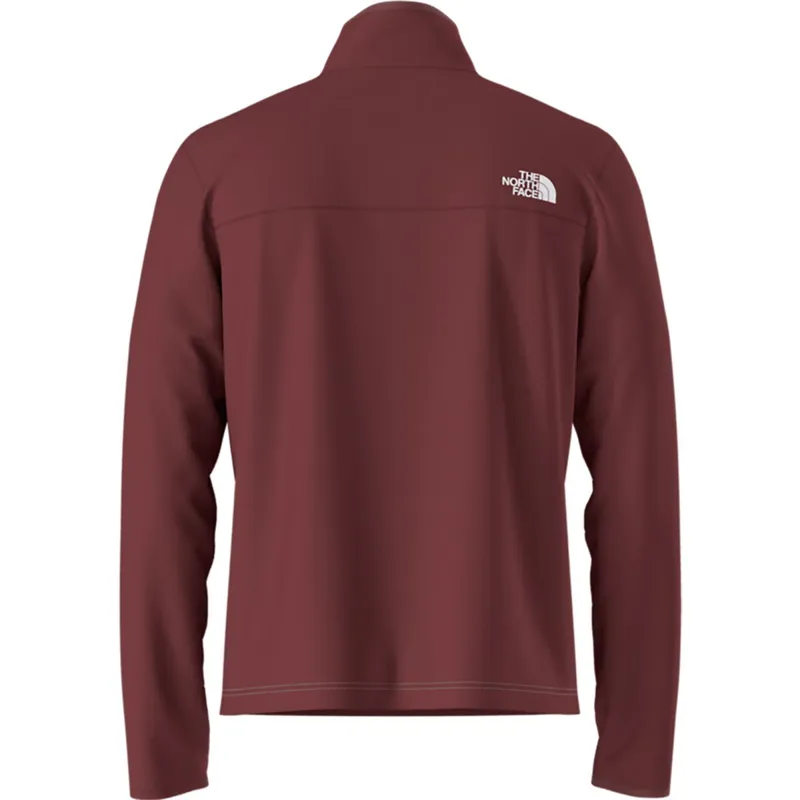 The North Face Cedar Trail Grid Fleece 1/4 Zip in Sumac-1