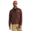 The North Face Cedar Trail Grid Fleece Full Zip Jacket in Ember Soil