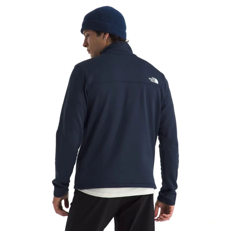 The North Face Cedar Trail Grid Fleece Full Zip Jacket in Summit Navy-1