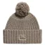 The North Face Cozy Chunky Cabin Beanie in Garnet/Timeless Taupe