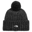 The North Face Cozy Chunky Cabin Beanie in TNF Black/White Dune