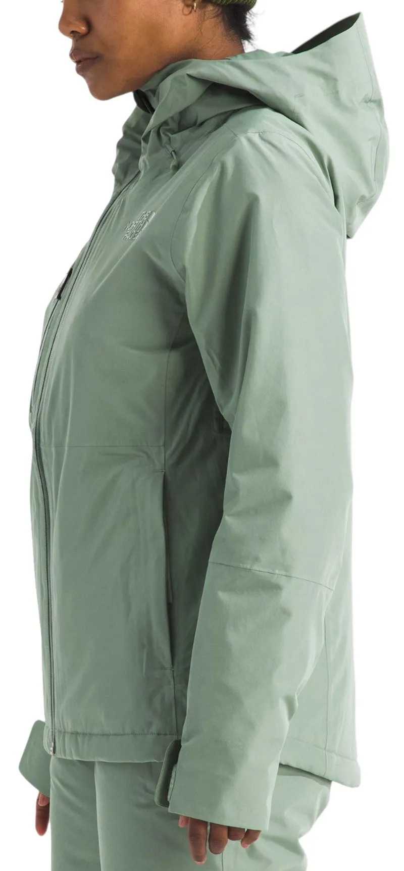 The North Face Women's Descendit Jacket in Slate Moss-2