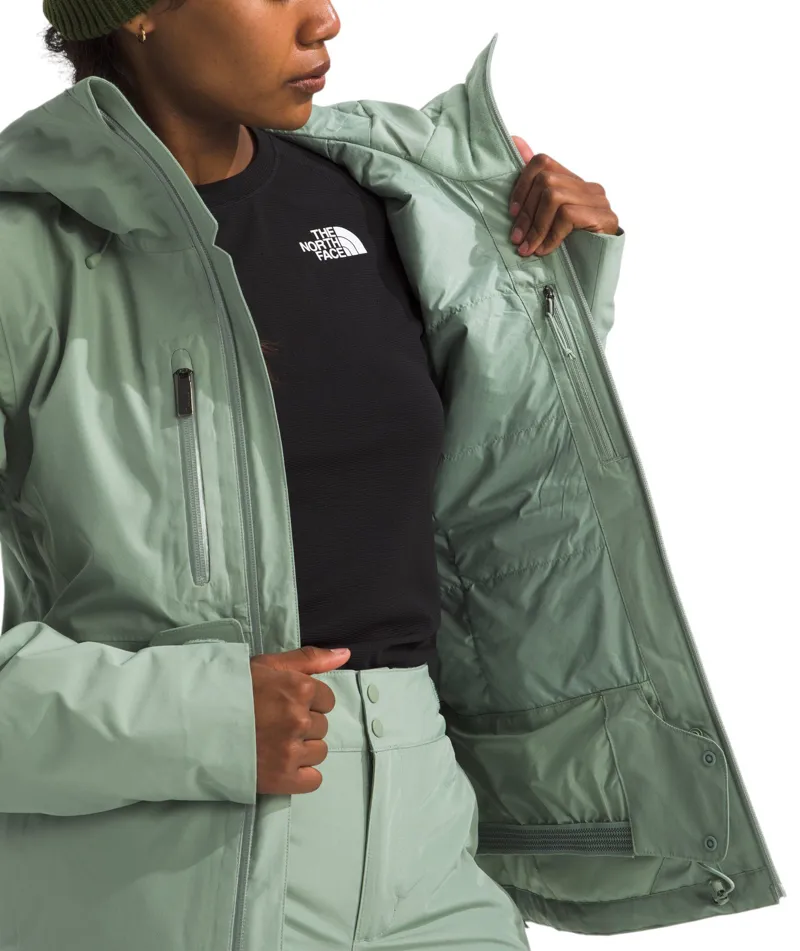 The North Face Women's Descendit Jacket in Slate Moss-4