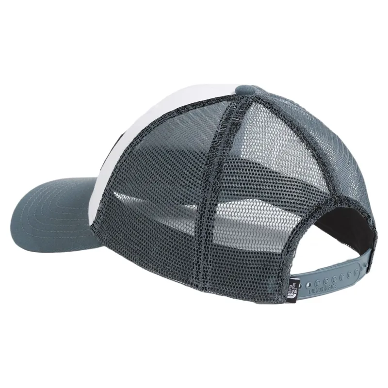 The North Face Graphic Mudder Trucker Hat in Granite Grey/TNF White-1
