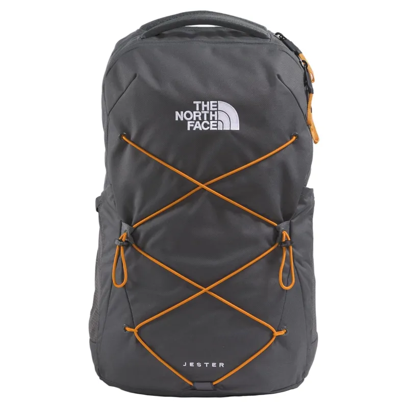 The North Face Jester Backpack in Anthracite Grey/Dust Orange