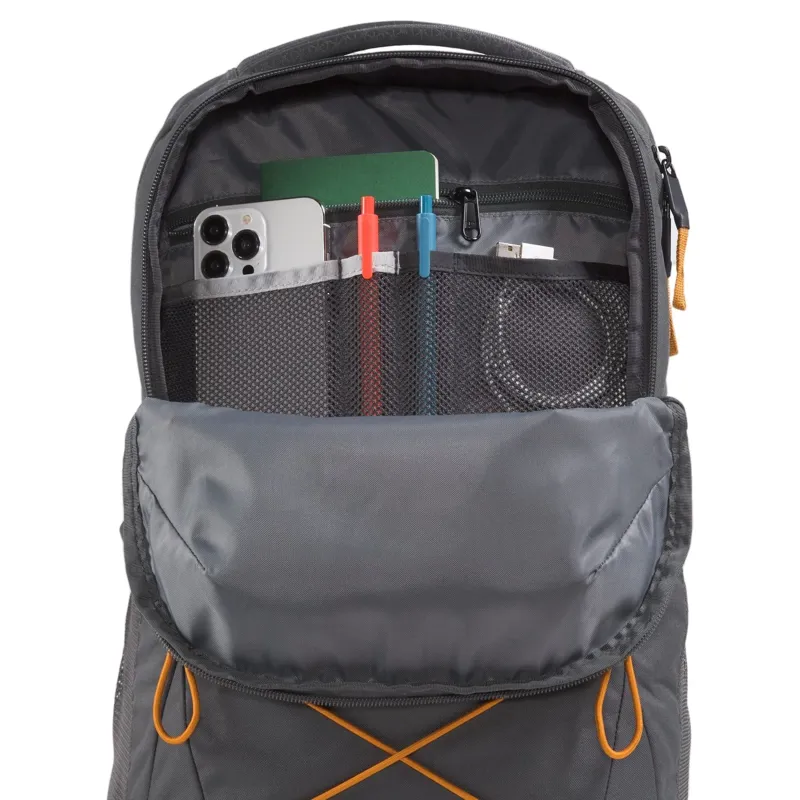 The North Face Jester Backpack in Anthracite Grey/Dust Orange-3