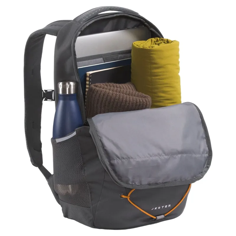 The North Face Jester Backpack in Anthracite Grey/Dust Orange-4