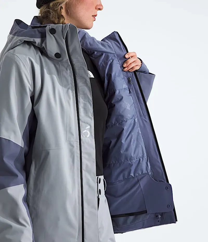 The North Face Women's Lenado Jacket in Blue Flax/Twilight Galaxy-3