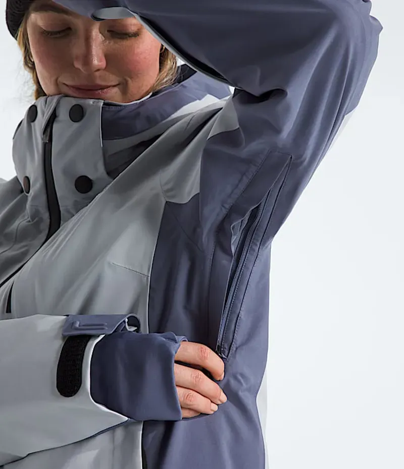 The North Face Women's Lenado Jacket in Blue Flax/Twilight Galaxy-4
