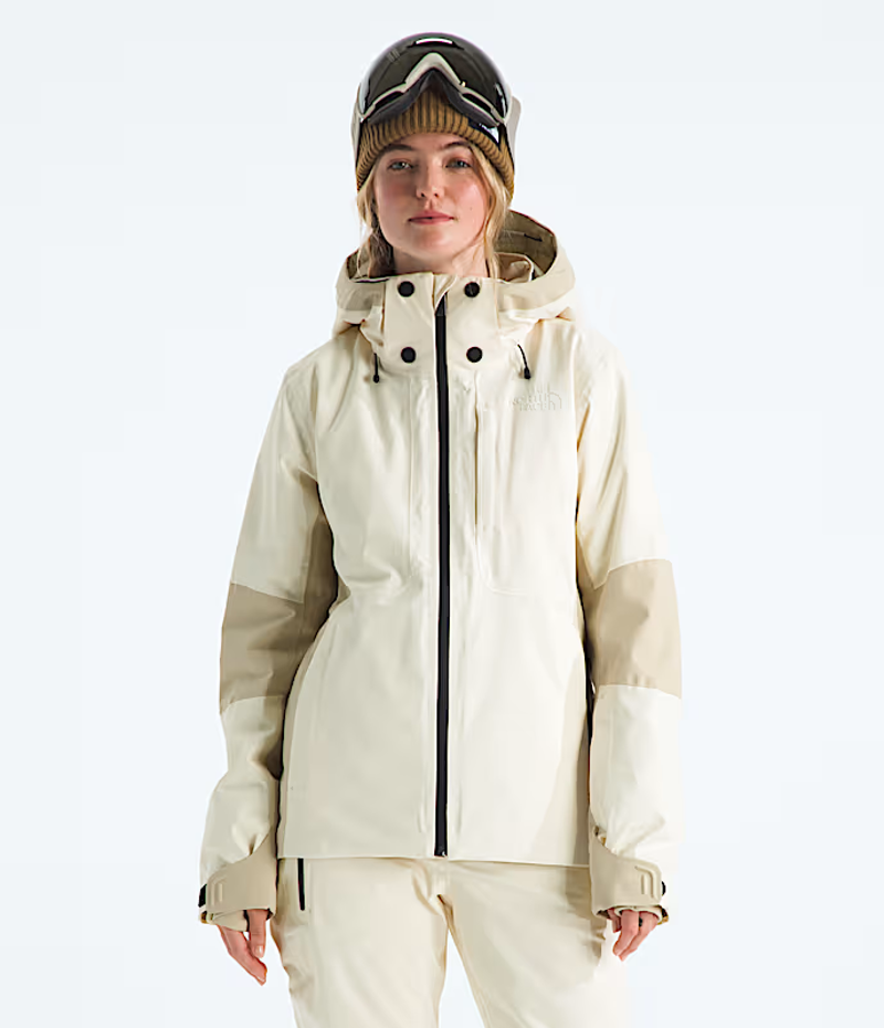 The North Face Women's Lenado Jacket in White Dune/Gravel