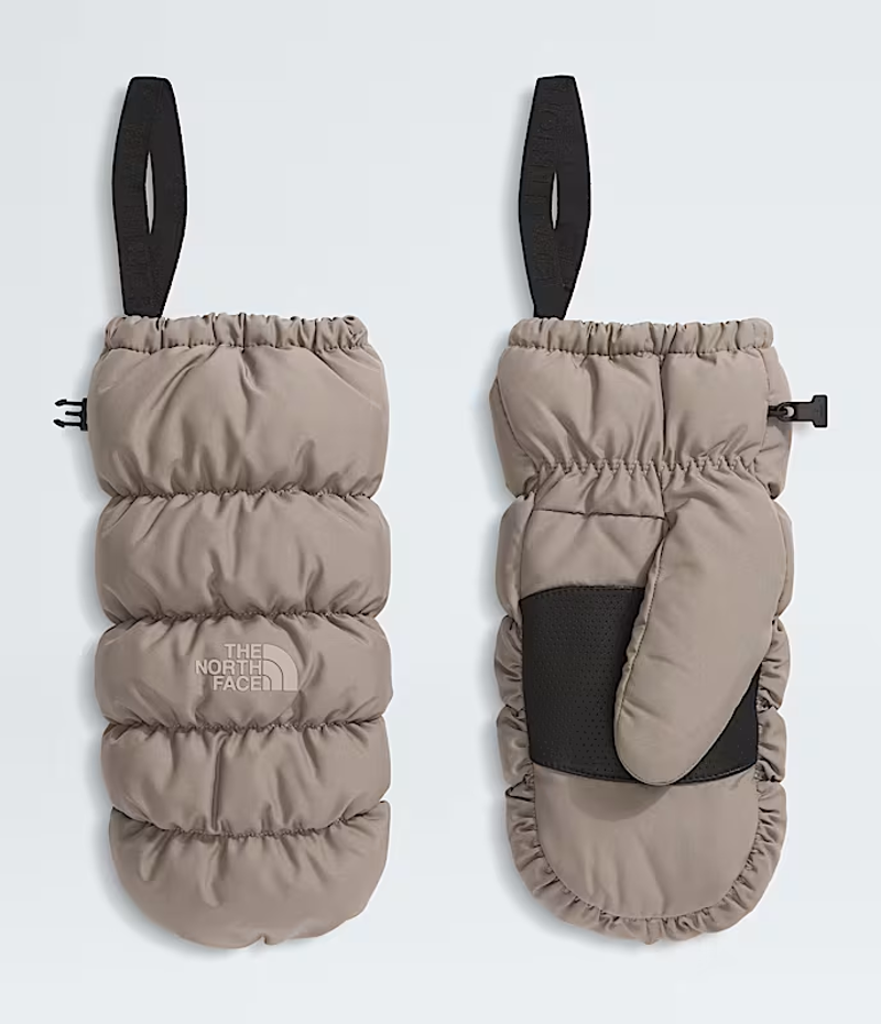 The North Face Montana Puffer Mitt in Mocha Brown