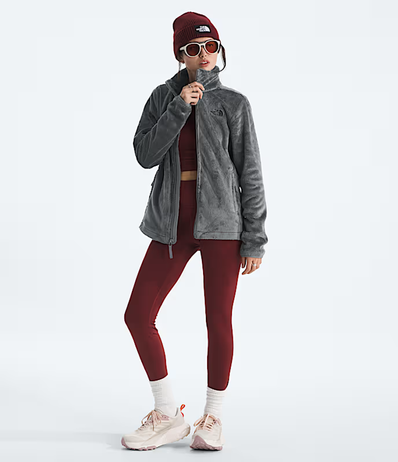 The North Face Women's Osito Jacket in Smoked Pearl-1
