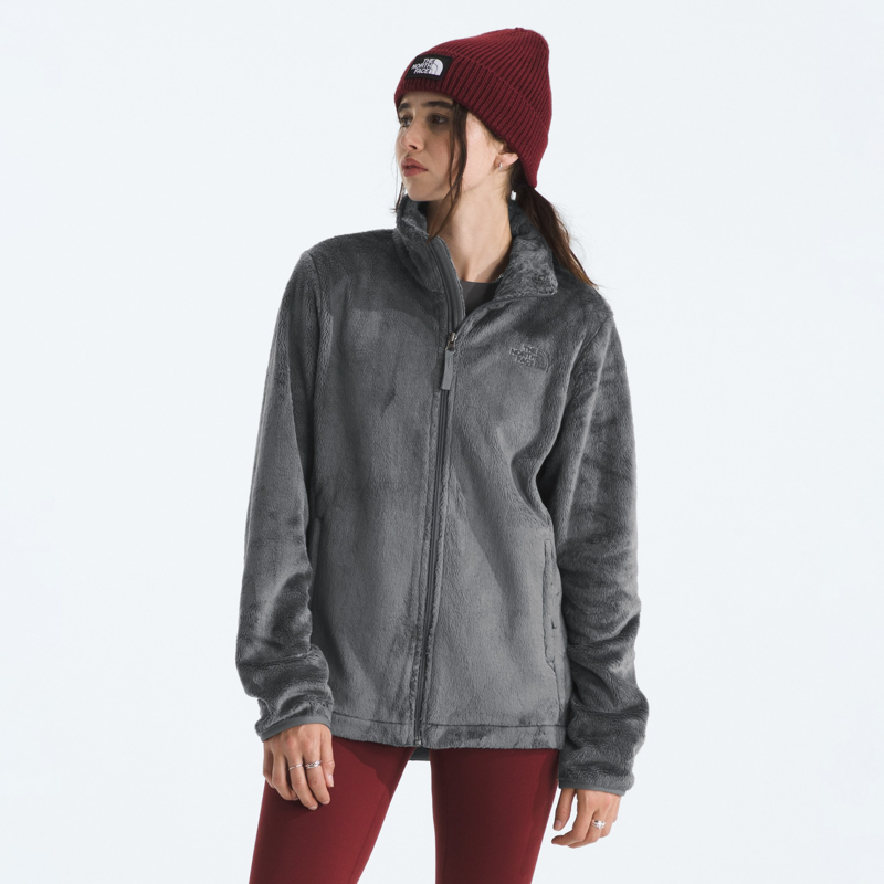 The North Face Women's Osito Lux Jacket in Smoked Pearl
