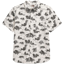 The North Face S/S Baytrail Pattern Shirt in White Dune and Yosemite Toile