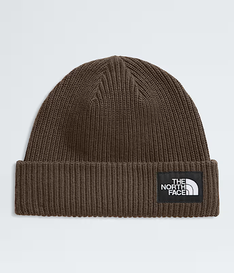 The North Face Salty Lined Beanie in Smokey Brown