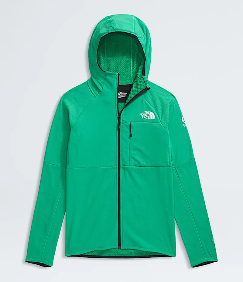 The North Face Women's Summit Futurefleece FZ Hoodie in Nebula Green