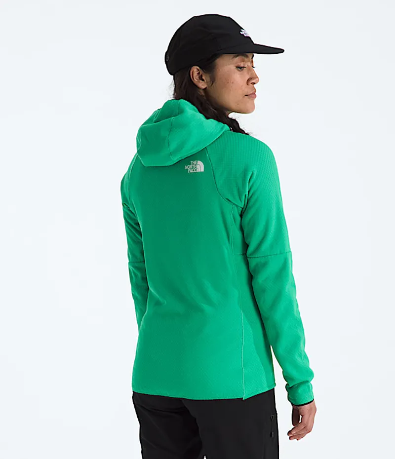The North Face Women's Summit Futurefleece FZ Hoodie in Nebula Green-4