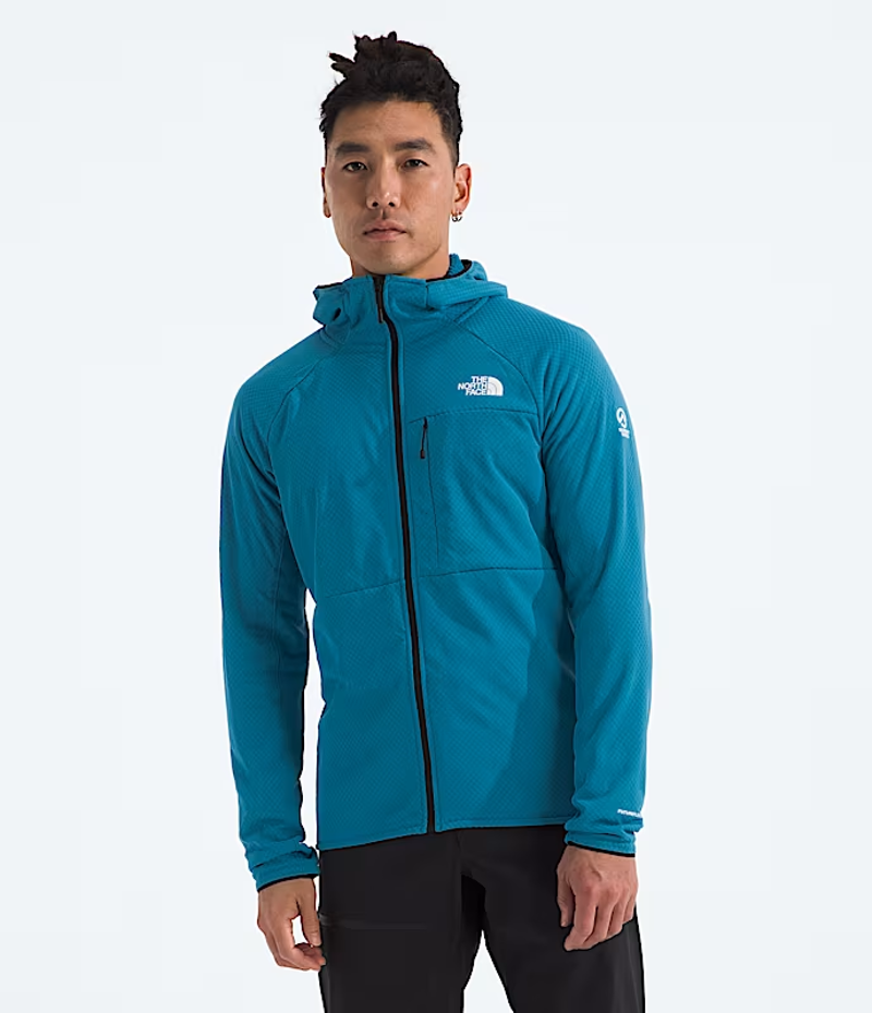 The North Face Summit Futurefleece Full Zip Hoodie in Dusk Blue