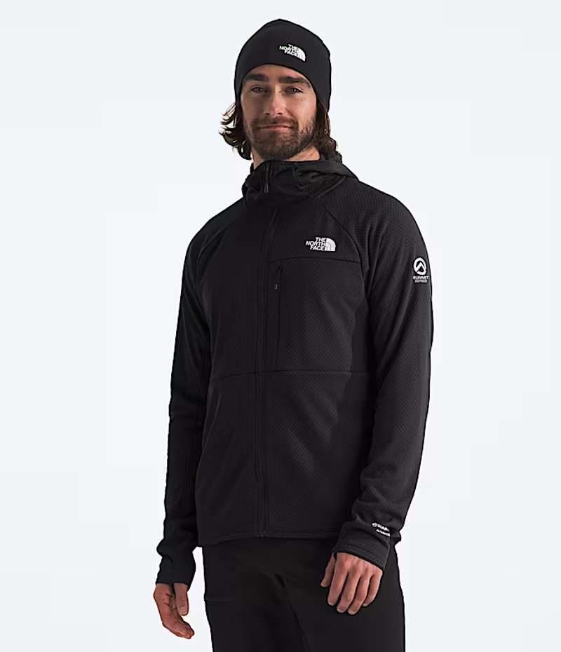 The North Face Summit Futurefleece Full Zip Hoodie in TNF Black