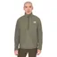 The North Face Textured Cap Rock 1/4 Zip in New Taupe Green Heather