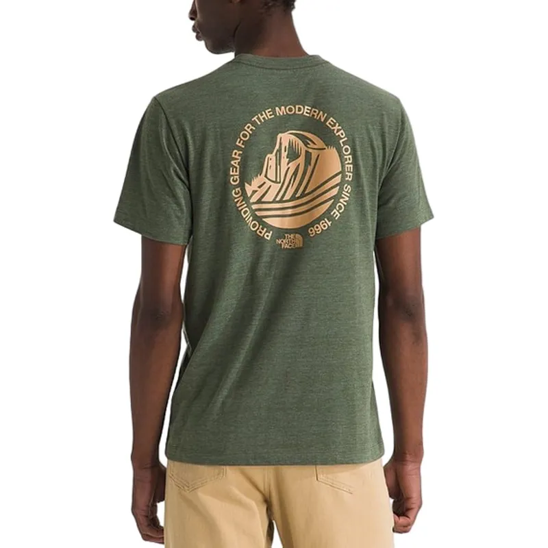 The North Face Tri-Blend Mountain Days Tee in New Taupe Green