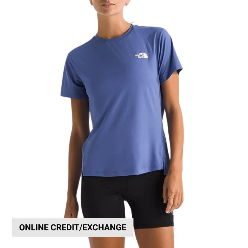 The North Face Women's Flex Short Sleeve Tee Regular in Indigo Plum