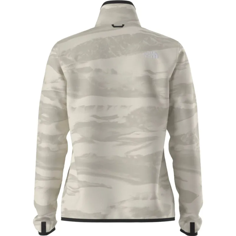 The North Face Women's Glacier Fleece Jacket White Dune/Edge of Light-2