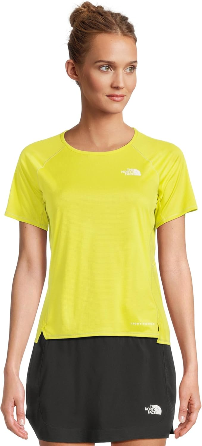 The North Face Women's Sunriser Short Sleeve in Sulphur Spring Green