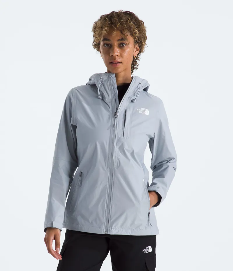 The North Face Women's Alta Vista Rain Jacket in Blue Flax-1