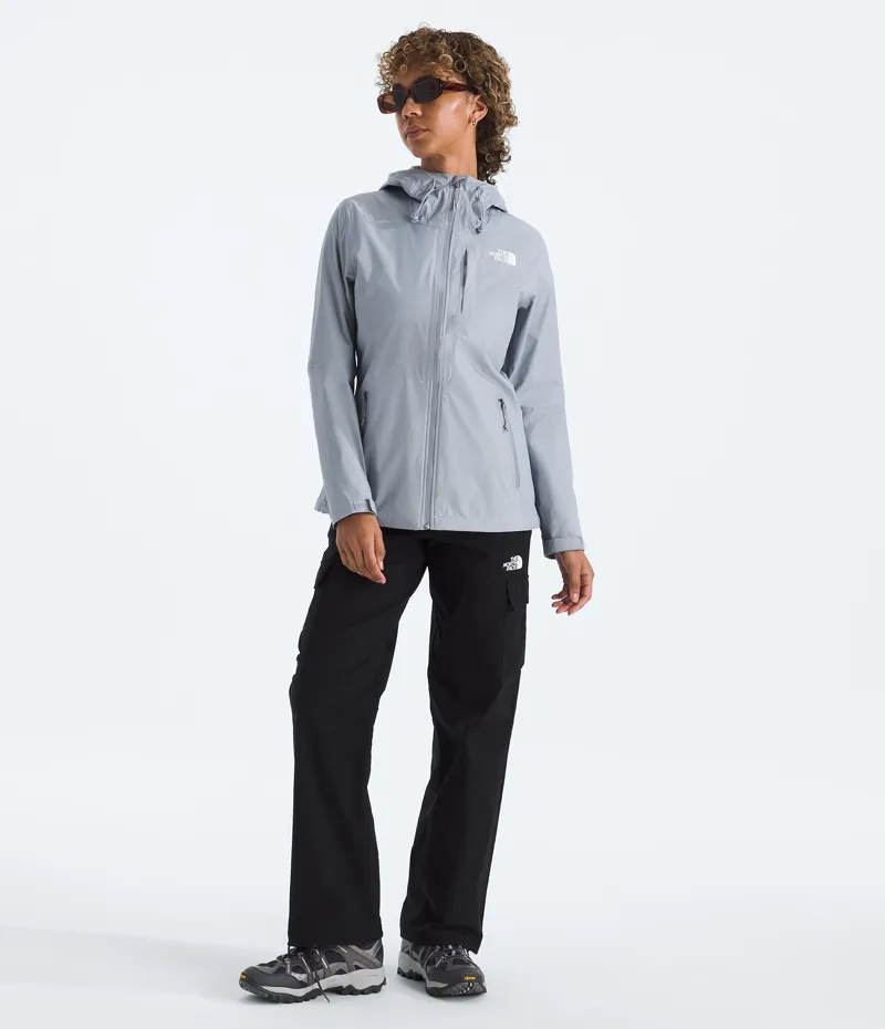 The North Face Women's Alta Vista Rain Jacket in Blue Flax-2