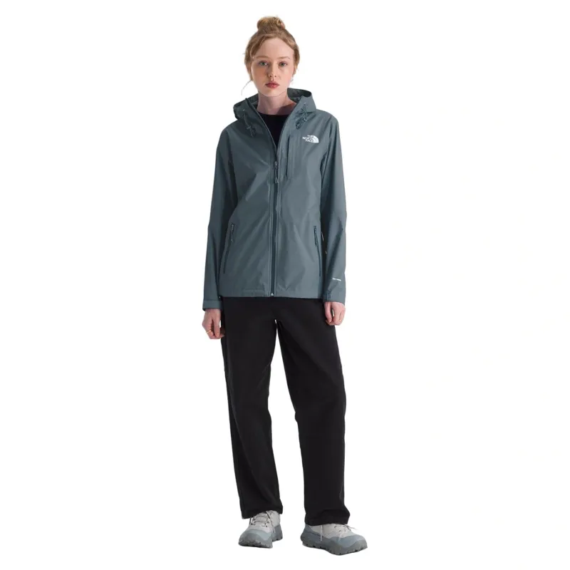 The North Face Women's Alta Vista Rain Jacket in Granite Grey-1