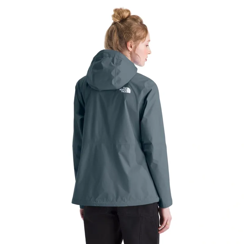 The North Face Women's Alta Vista Rain Jacket in Granite Grey-2