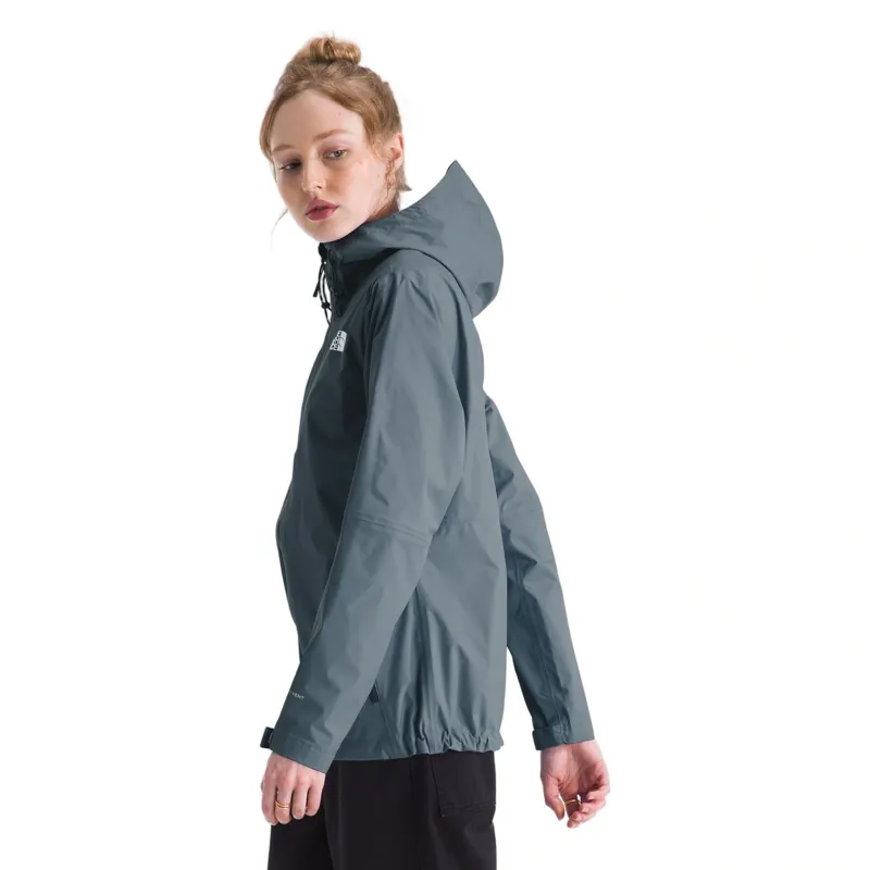The North Face Women's Alta Vista Rain Jacket in Granite Grey-3