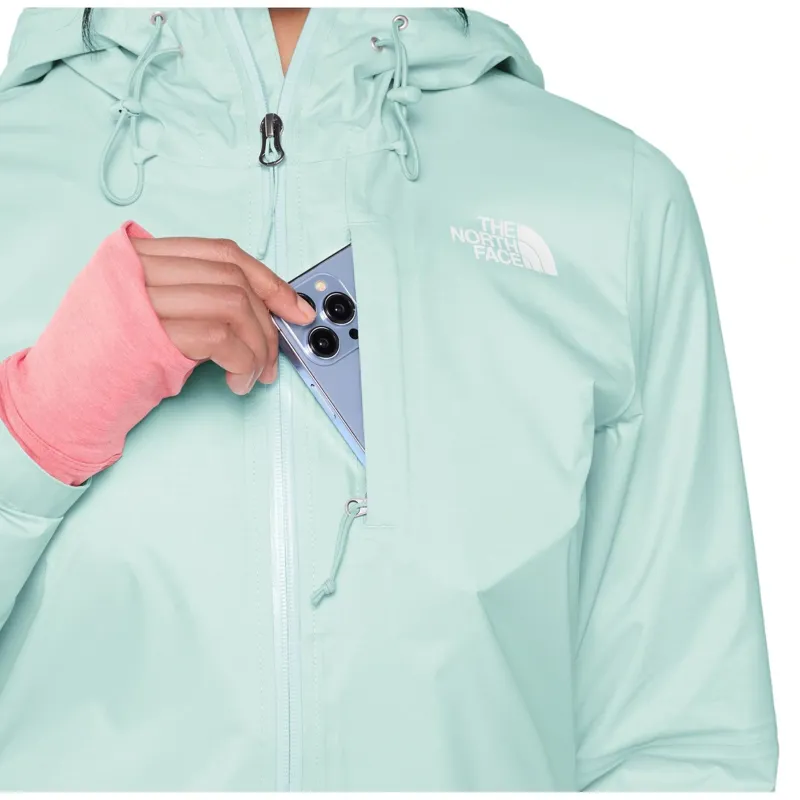 The North Face Women's Alta Vista Rain Jacket in Opal Frost-4