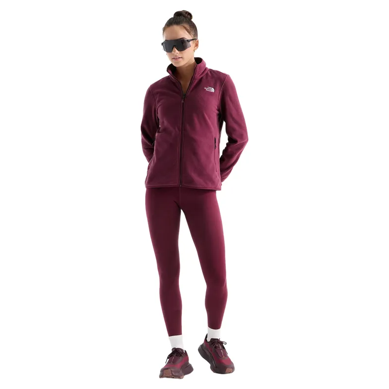 The North Face Women's Glacier Fleece Jacket in Burgundy Crush-3