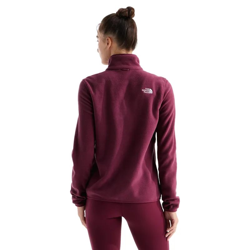 The North Face Women's Glacier Fleece Jacket in Burgundy Crush-1