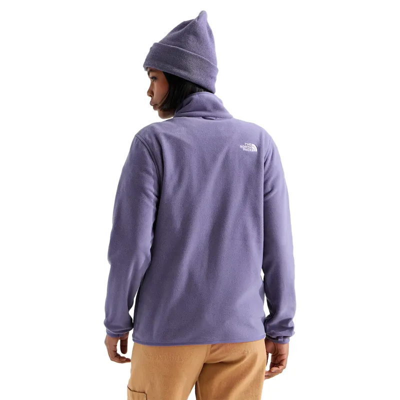 The North Face Women's Glacier Fleece Jacket in Grounded Plum-1