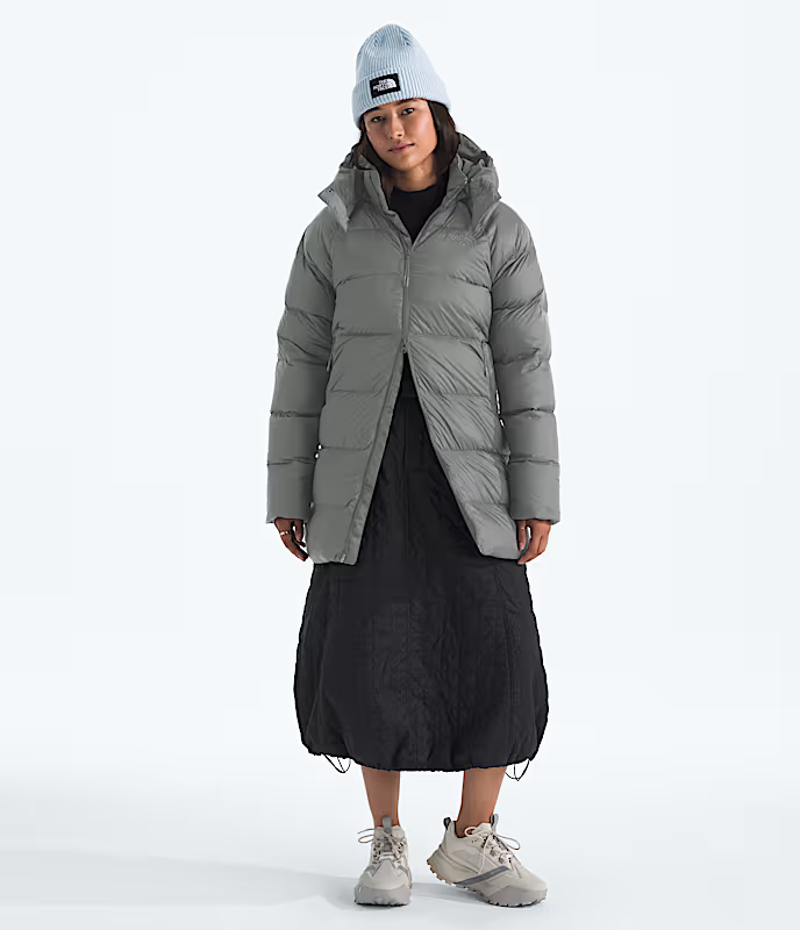 The North Face Women's Hydrenalite City Down Hooded Parka Smoked Pearl