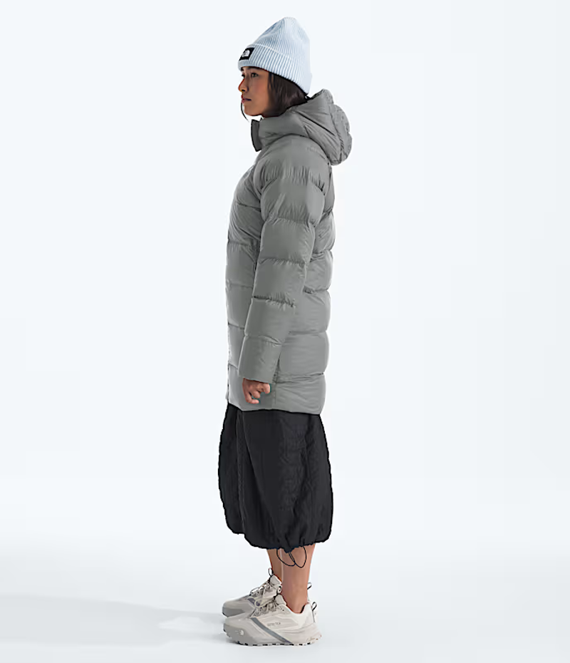 The North Face Women's Hydrenalite City Down Hooded Parka Smoked Pearl-1