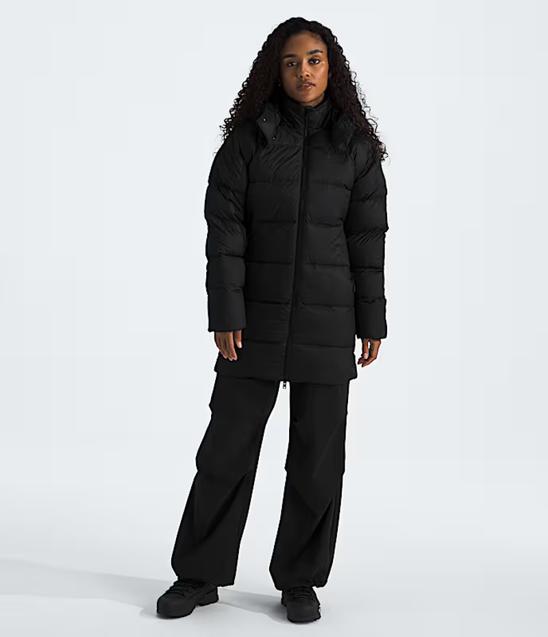 The North Face Women's Hydrenalite City Down Hooded Parka in TNF Black