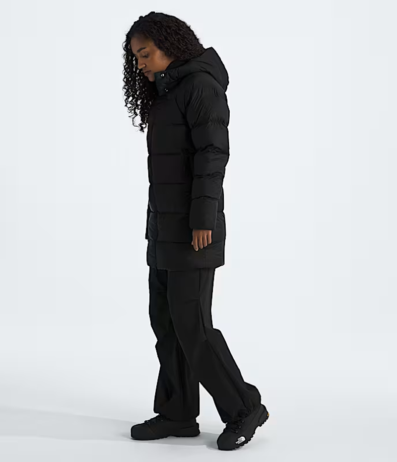 The North Face Women's Hydrenalite City Down Hooded Parka in TNF Black-1