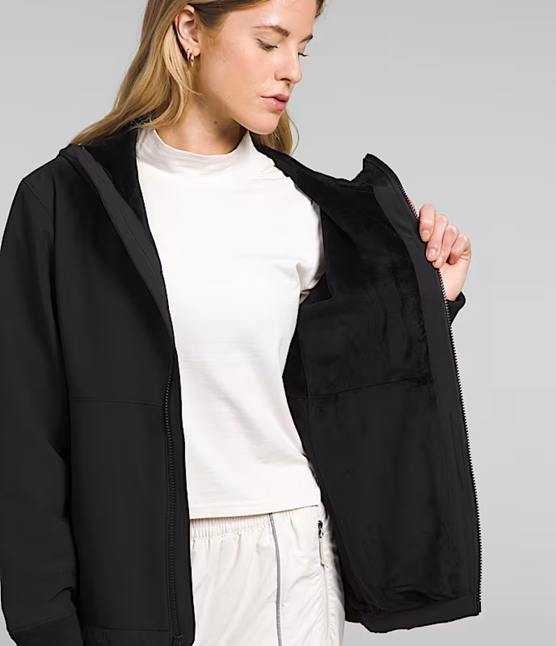 The North Face Women's Shelbe Raschel Hoodie in Black-2