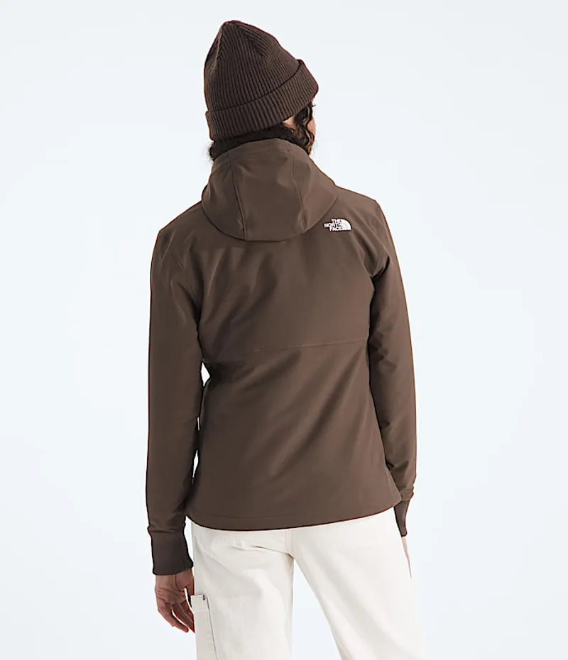 The North Face Women's Shelbe Raschel Hoodie in Smokey Brown